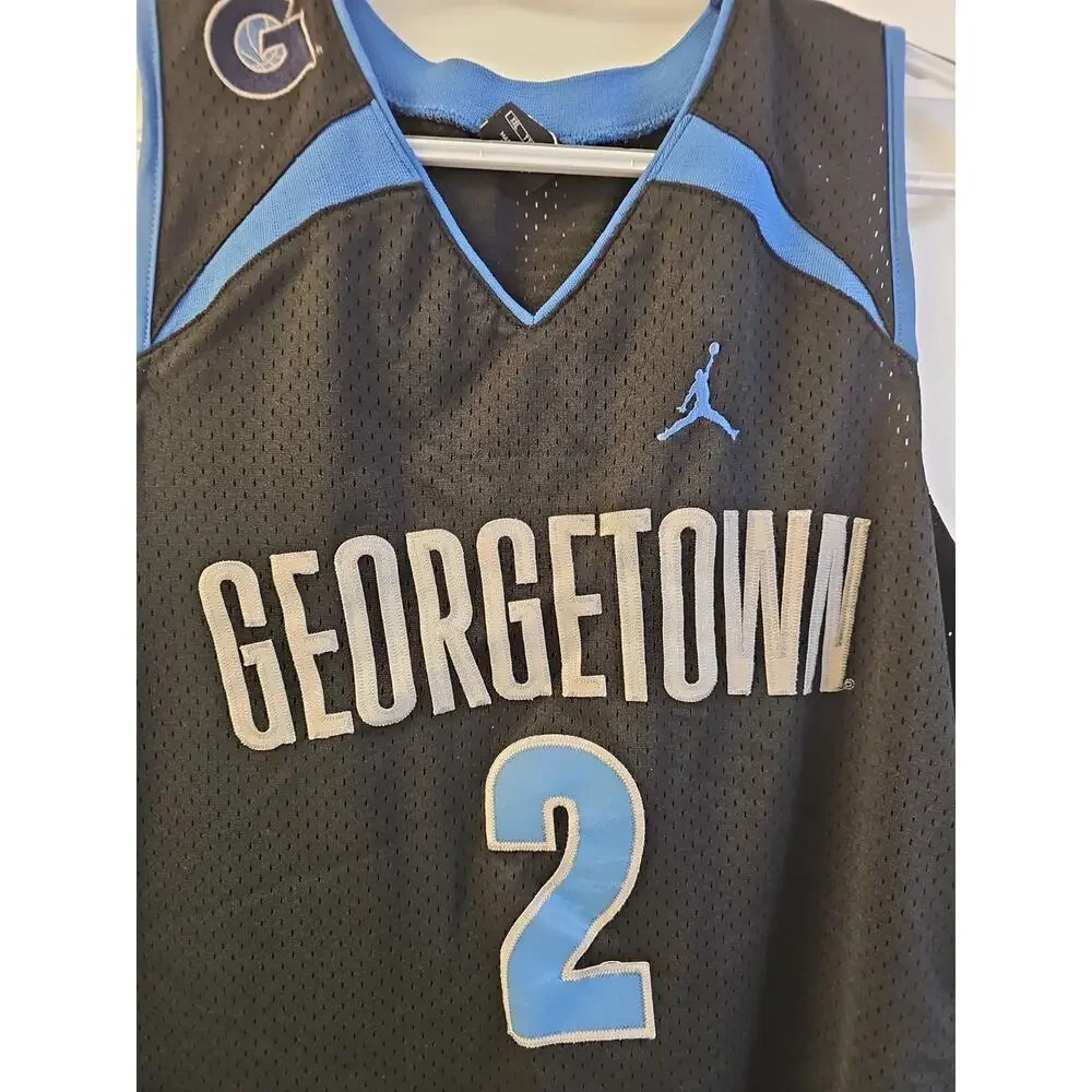 Jordan Nike Team Sports Georgetown Hoyas #2 Basketball Jersey Sz 2XL